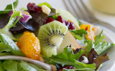 Salada de Veggies, Fruta e Passas