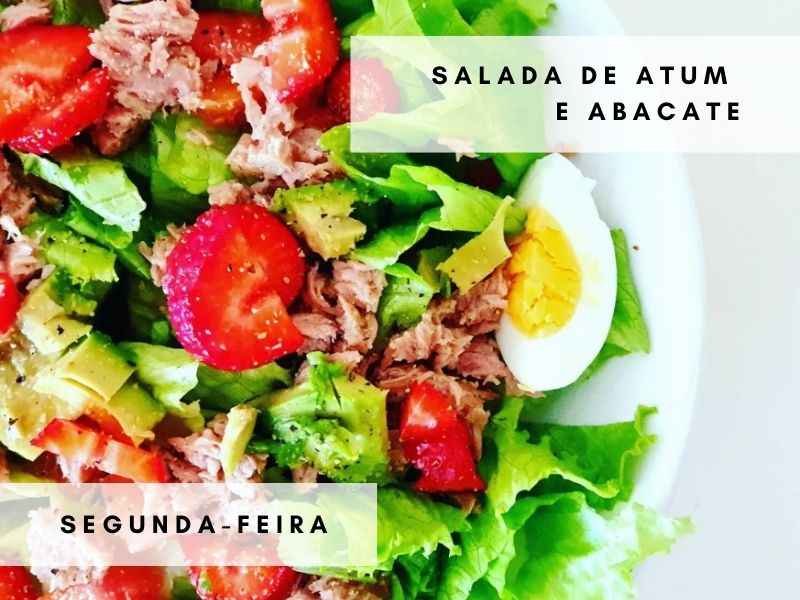 Salada de Atum e Abacate
