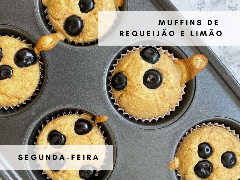Muffins de Requeijão e Limão